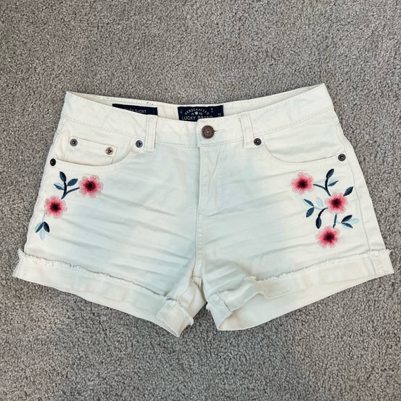 BRAND NEW Girl’s Lucky Brand Riley Shorts (girl’s 12) - Picture 1 of 4